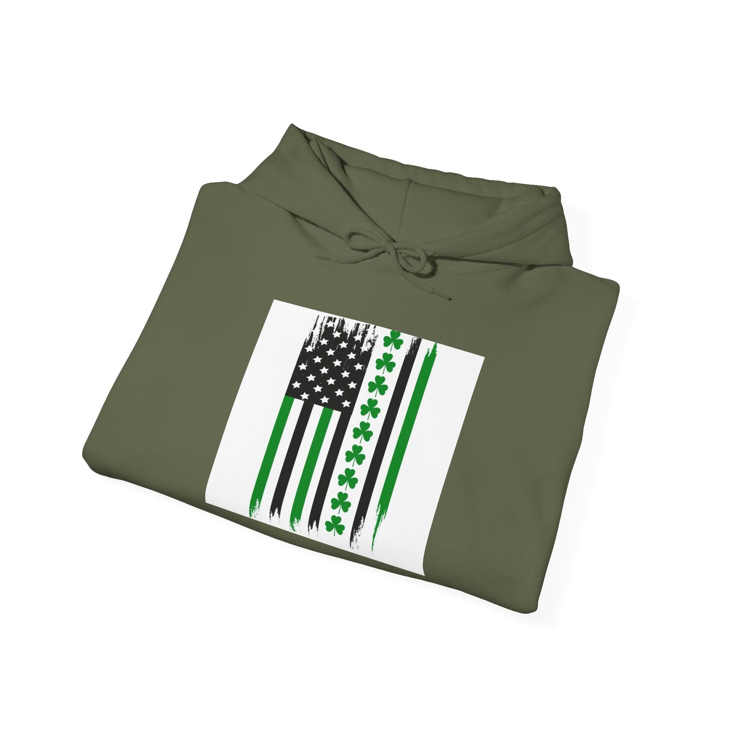 St. Patrick's Day USA Flag Hoodie