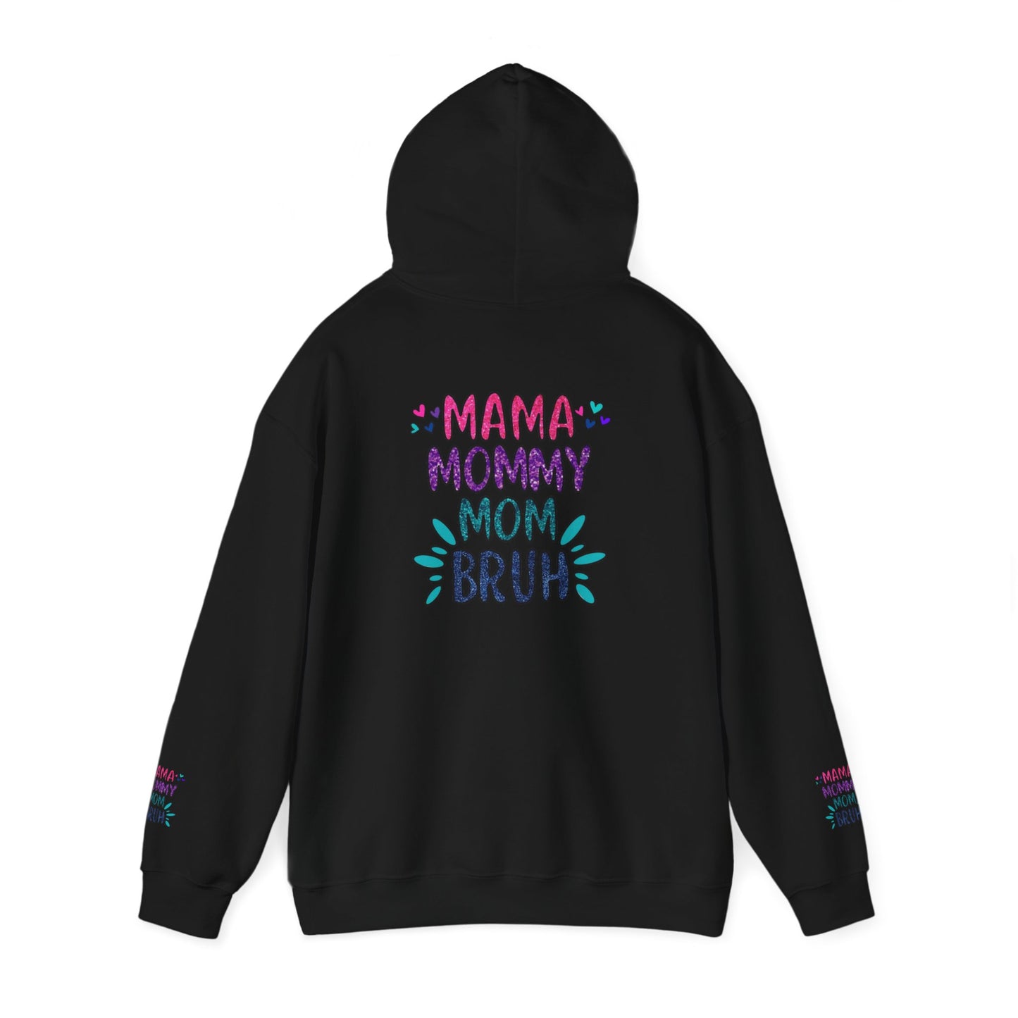 Mama Mommy Mom Bruh Unisex Hooded Sweatshirt – Trendy and Comfy Gift for Moms