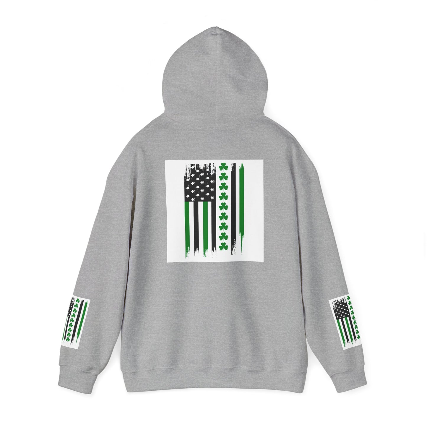 St. Patrick's Day USA Flag Hoodie