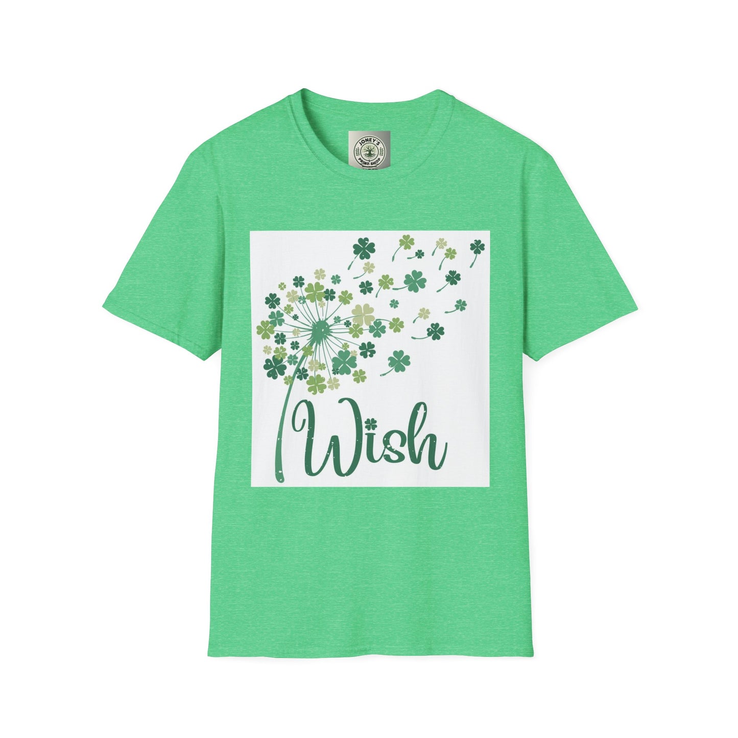 Wish Dandelion Unisex Softstyle T-Shirt - Perfect for Spring and Nature Lovers