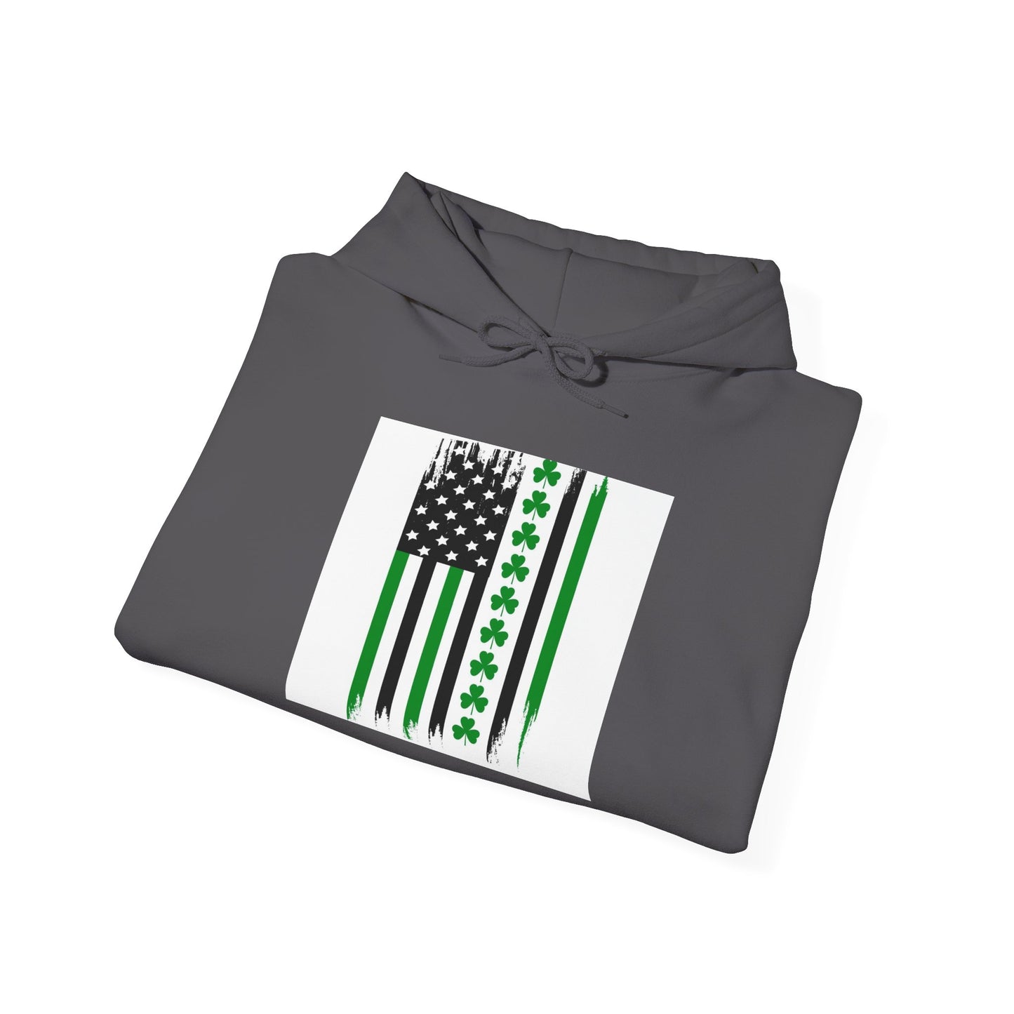 St. Patrick's Day USA Flag Hoodie