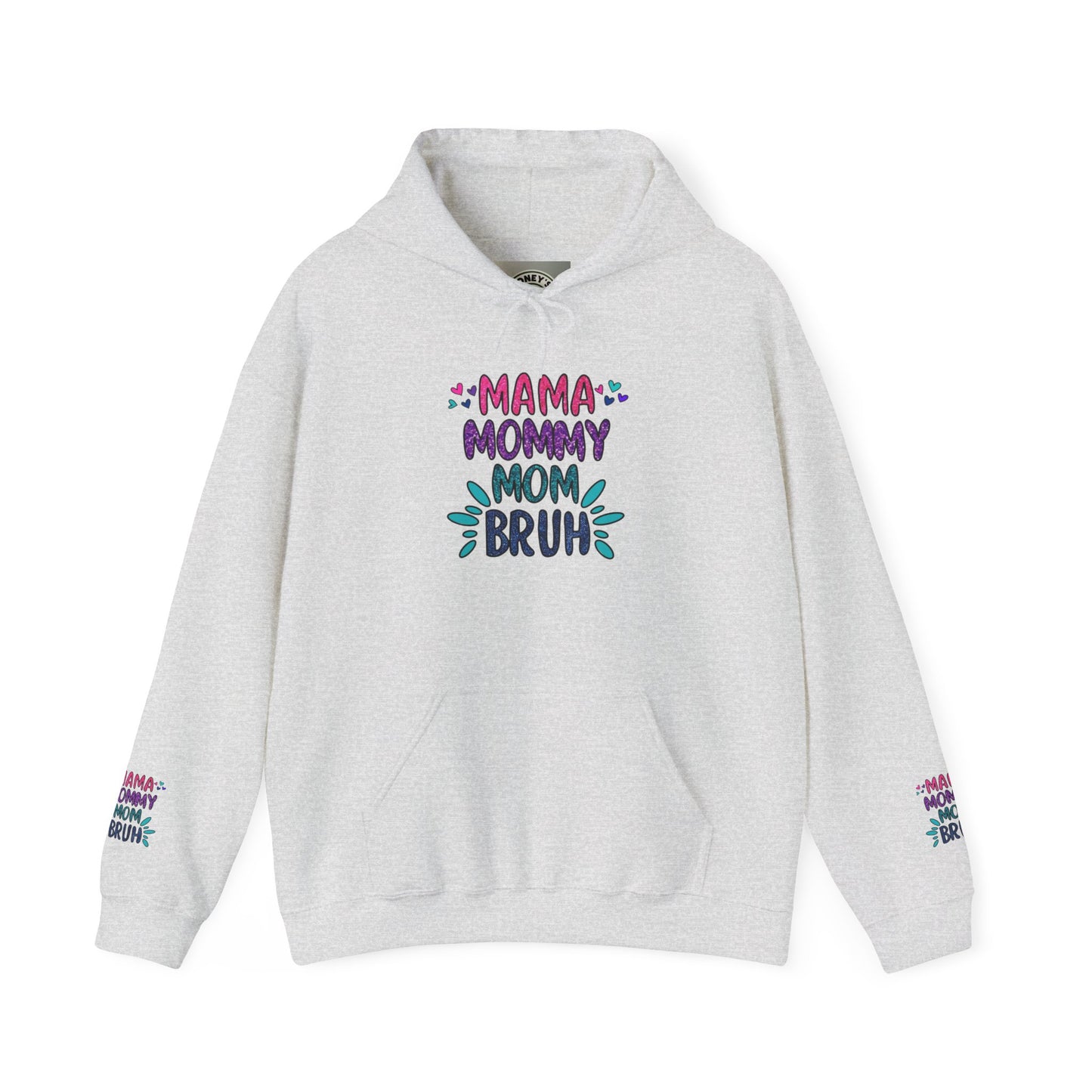 Mama Mommy Mom Bruh Unisex Hooded Sweatshirt – Trendy and Comfy Gift for Moms