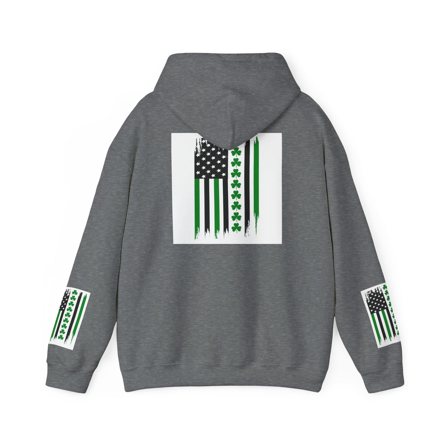 St. Patrick's Day USA Flag Hoodie