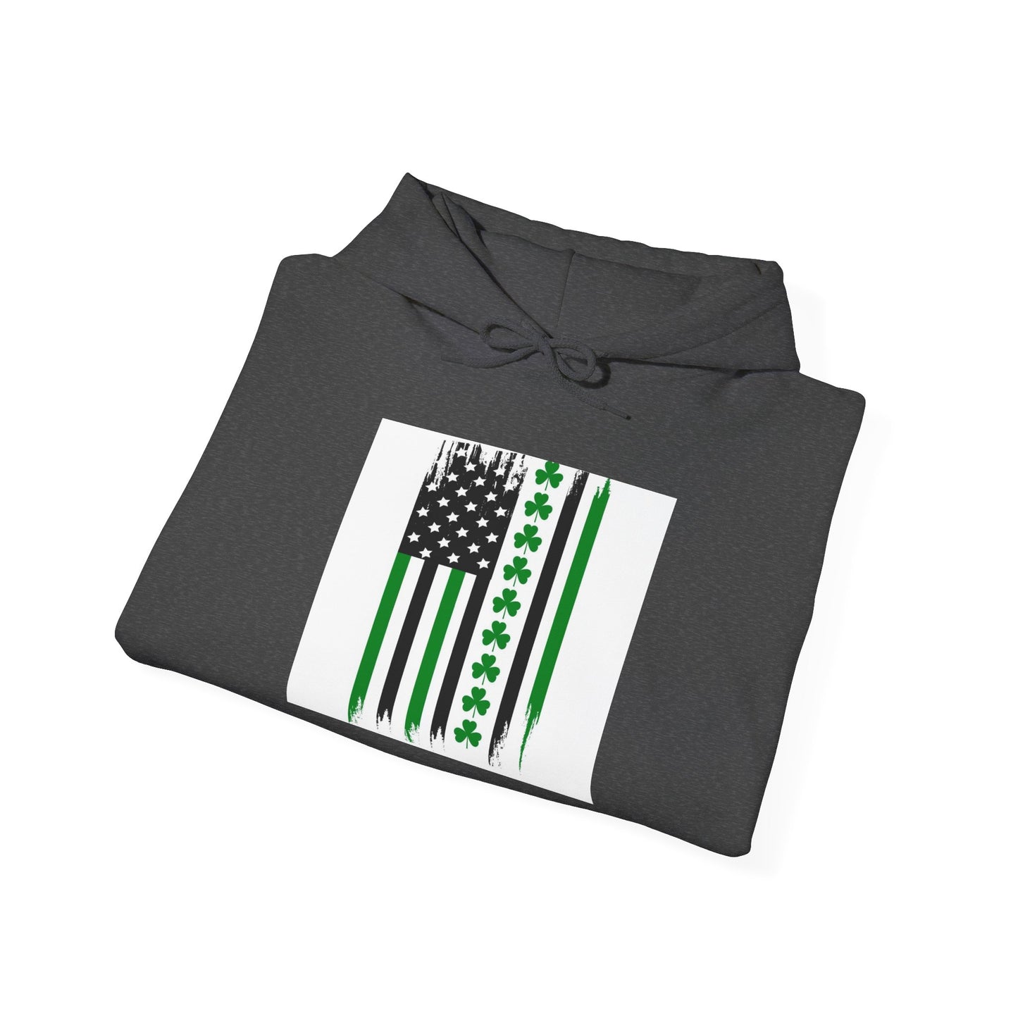 St. Patrick's Day USA Flag Hoodie