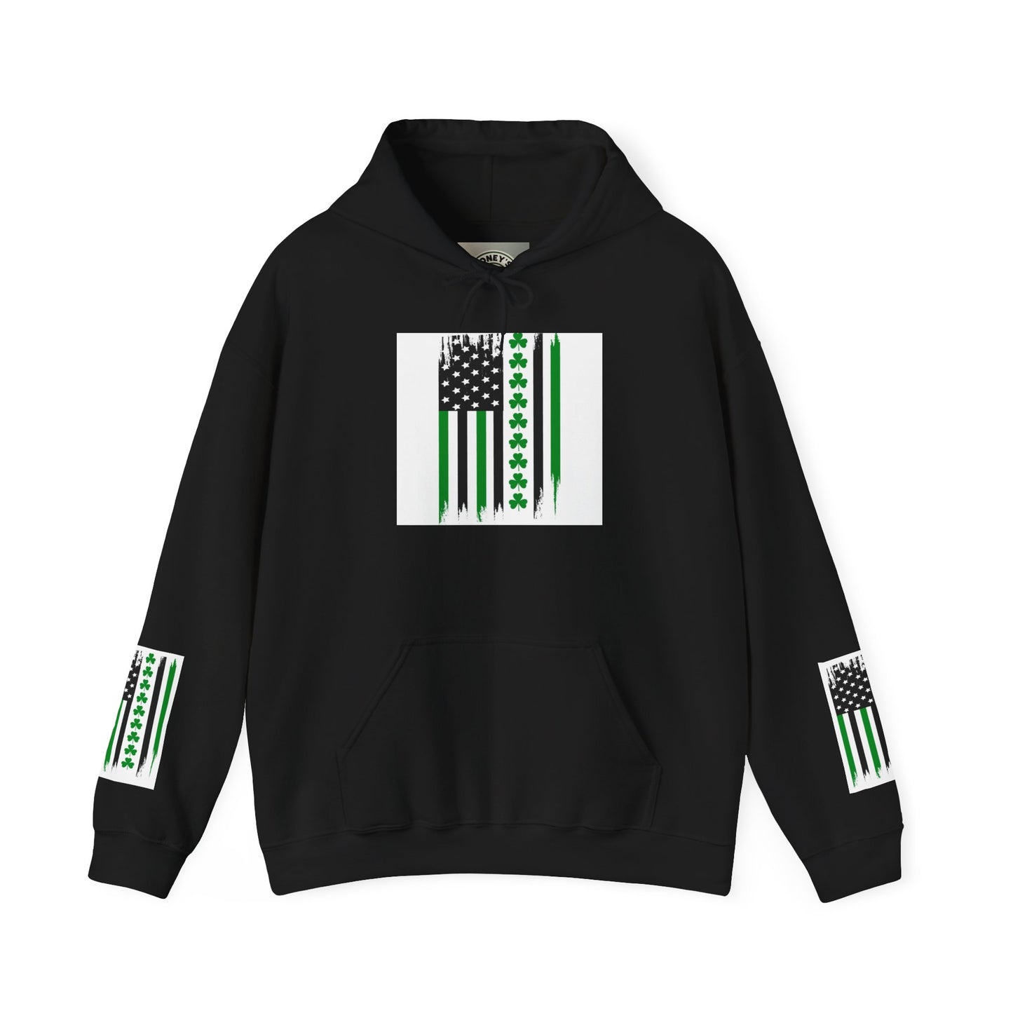 St. Patrick's Day USA Flag Hoodie