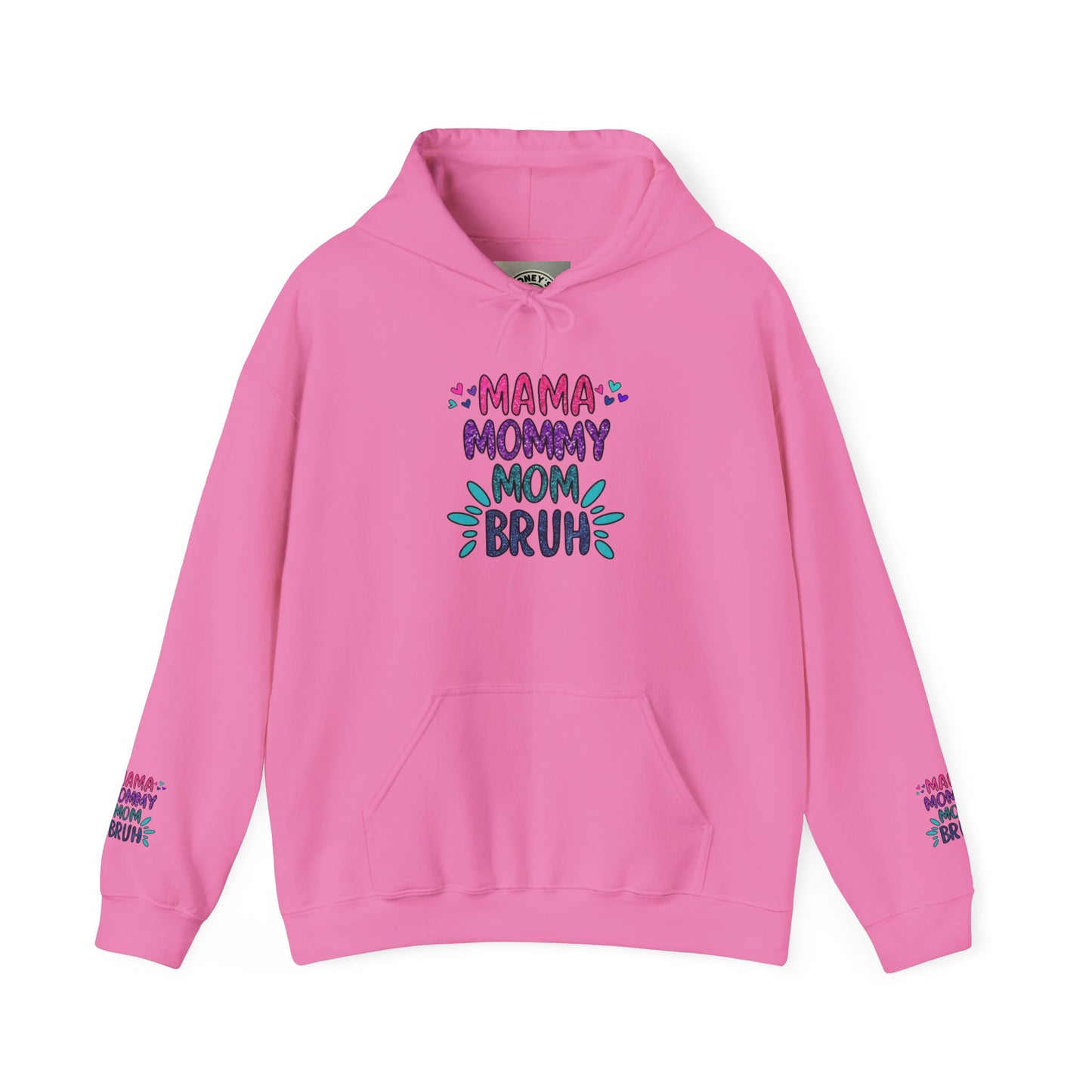 Mama Mommy Mom Bruh Unisex Hooded Sweatshirt – Trendy and Comfy Gift for Moms