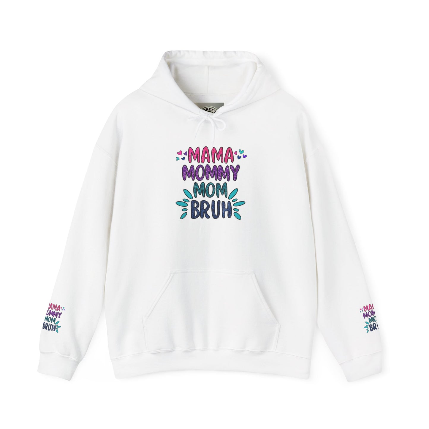 Mama Mommy Mom Bruh Unisex Hooded Sweatshirt – Trendy and Comfy Gift for Moms