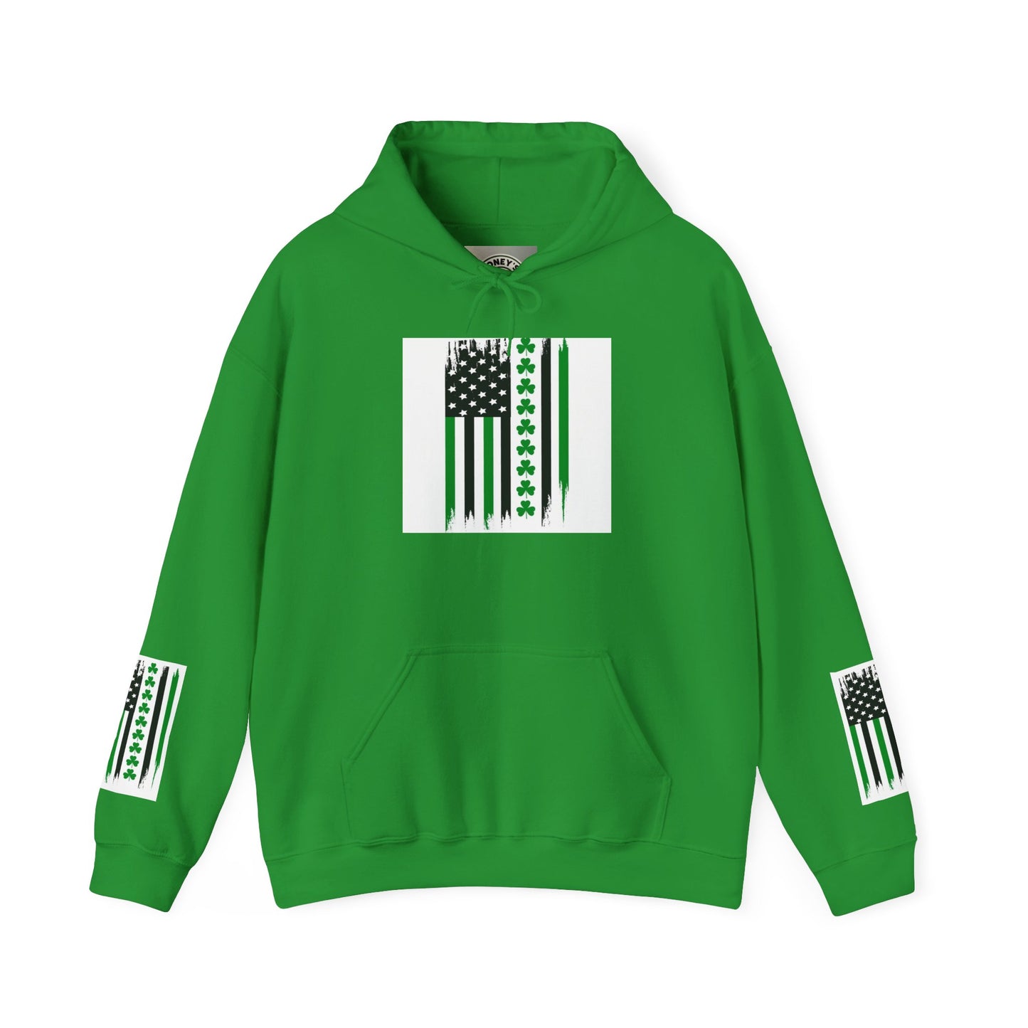 St. Patrick's Day USA Flag Hoodie