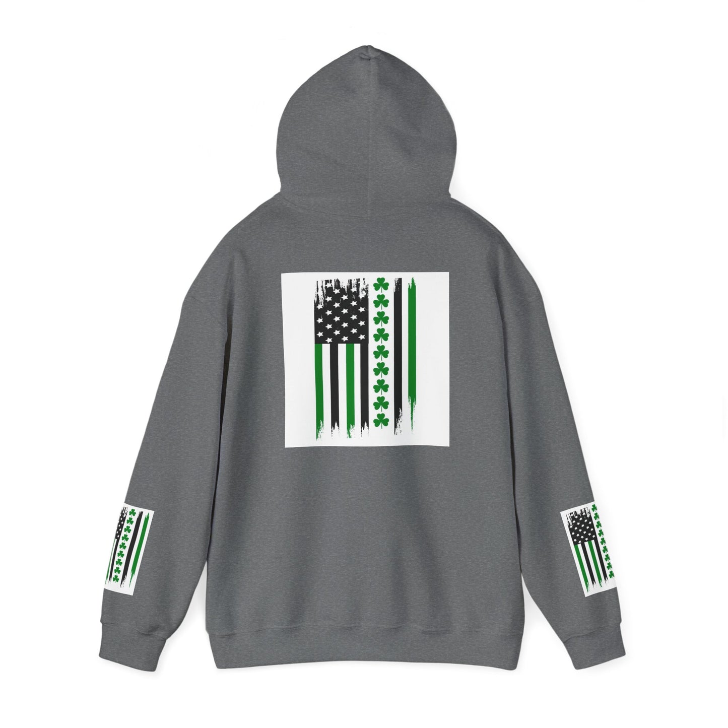 St. Patrick's Day USA Flag Hoodie