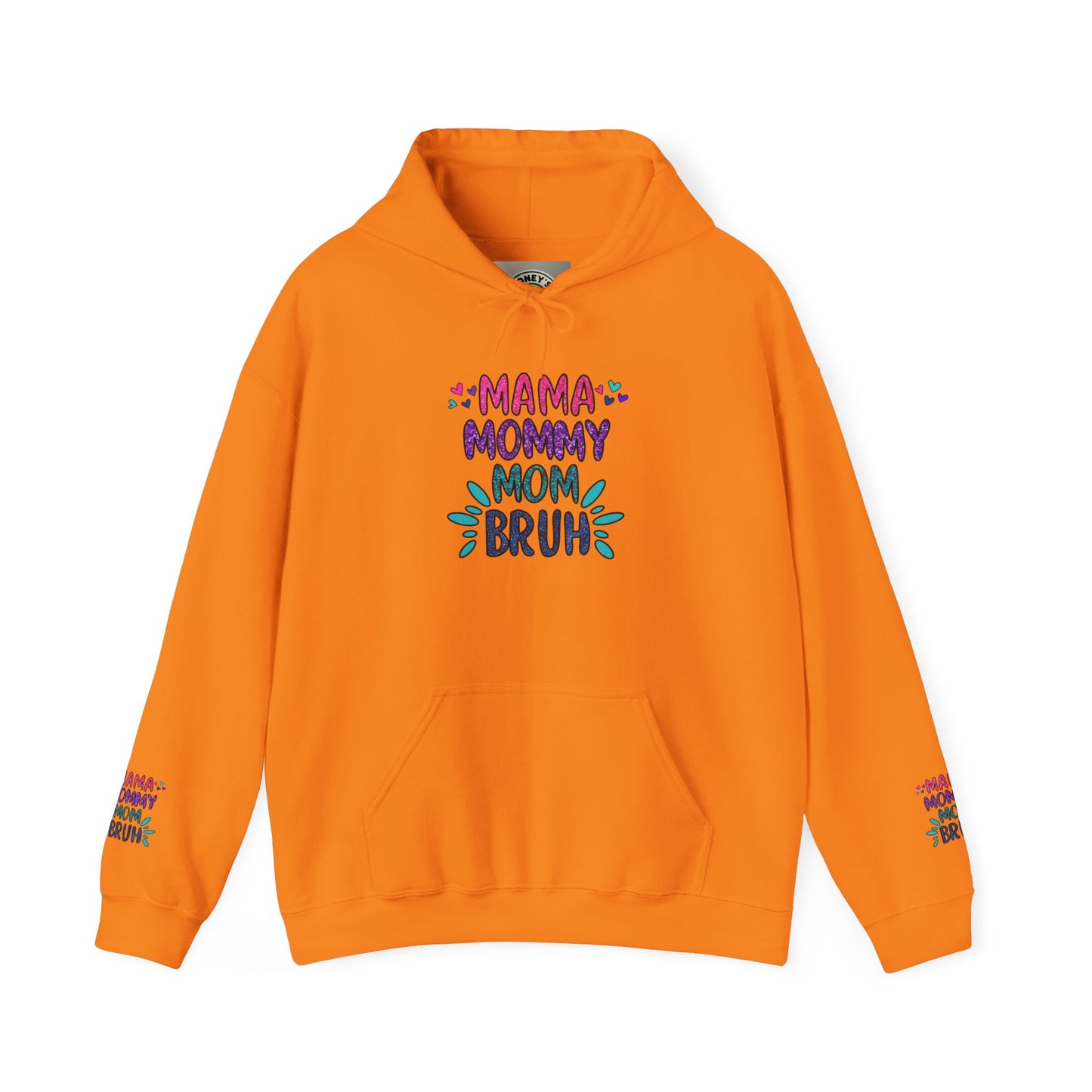 Mama Mommy Mom Bruh Unisex Hooded Sweatshirt – Trendy and Comfy Gift for Moms