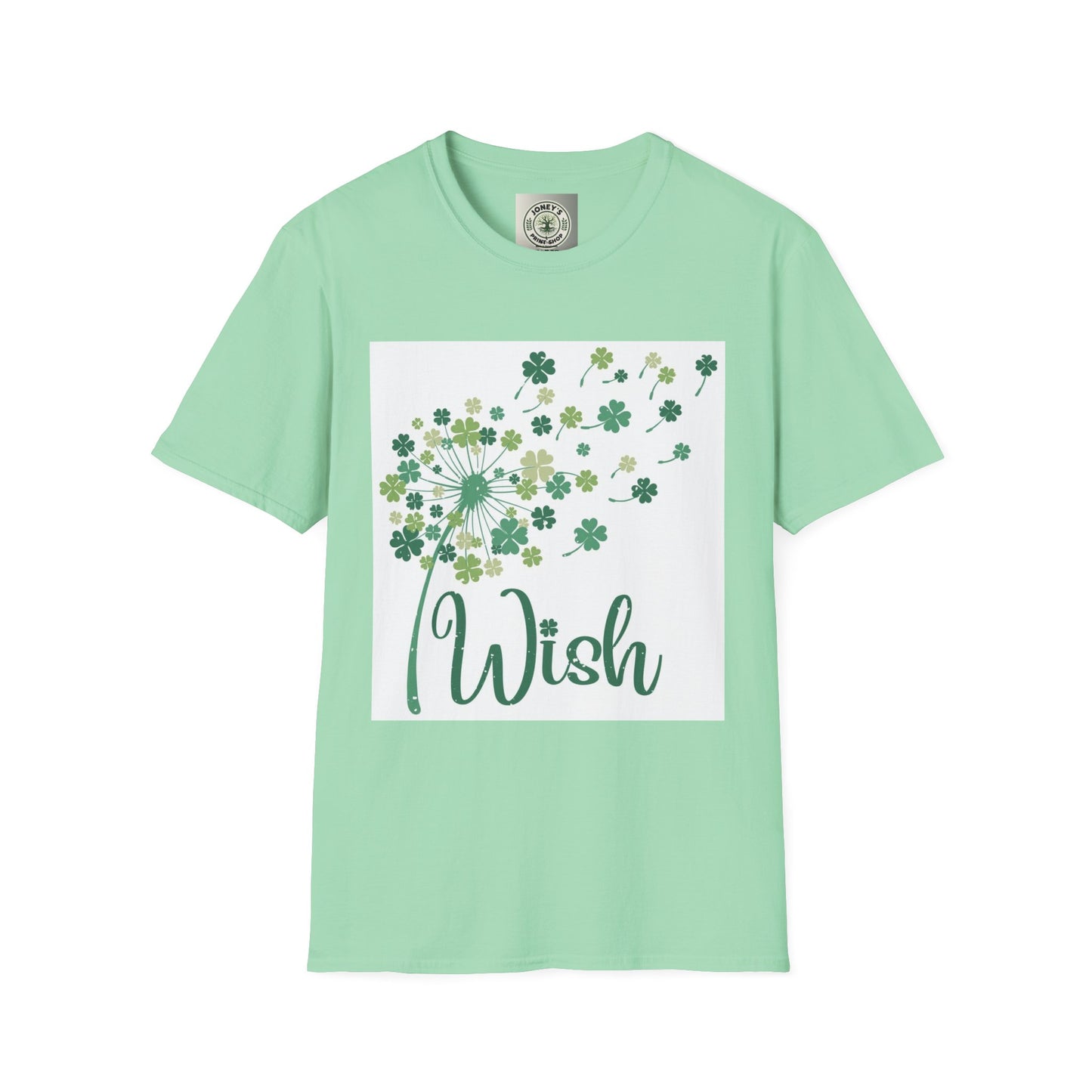 Wish Dandelion Unisex Softstyle T-Shirt - Perfect for Spring and Nature Lovers