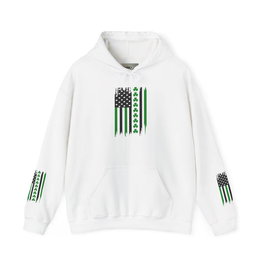 St. Patrick's Day USA Flag Hoodie