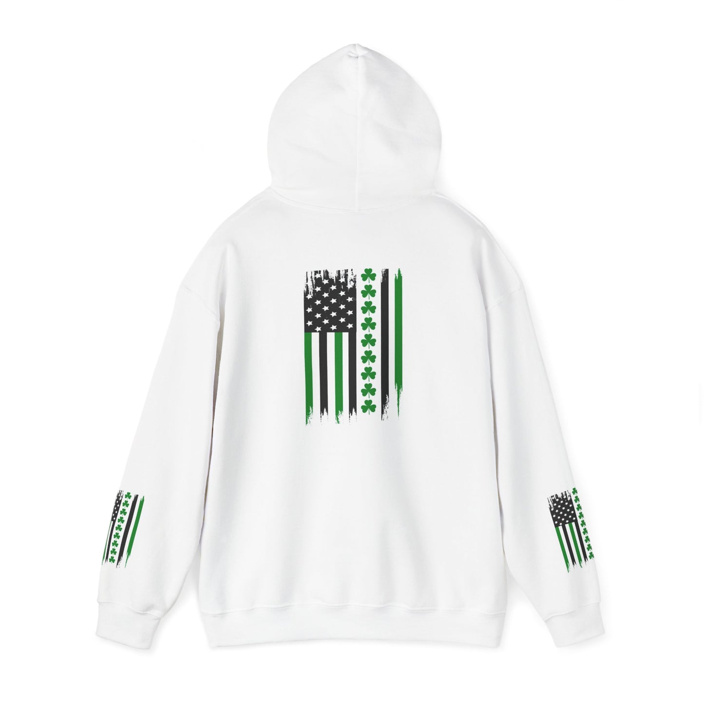 St. Patrick's Day USA Flag Hoodie