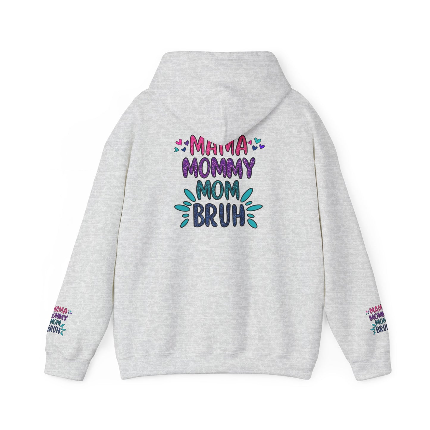 Mama Mommy Mom Bruh Unisex Hooded Sweatshirt – Trendy and Comfy Gift for Moms