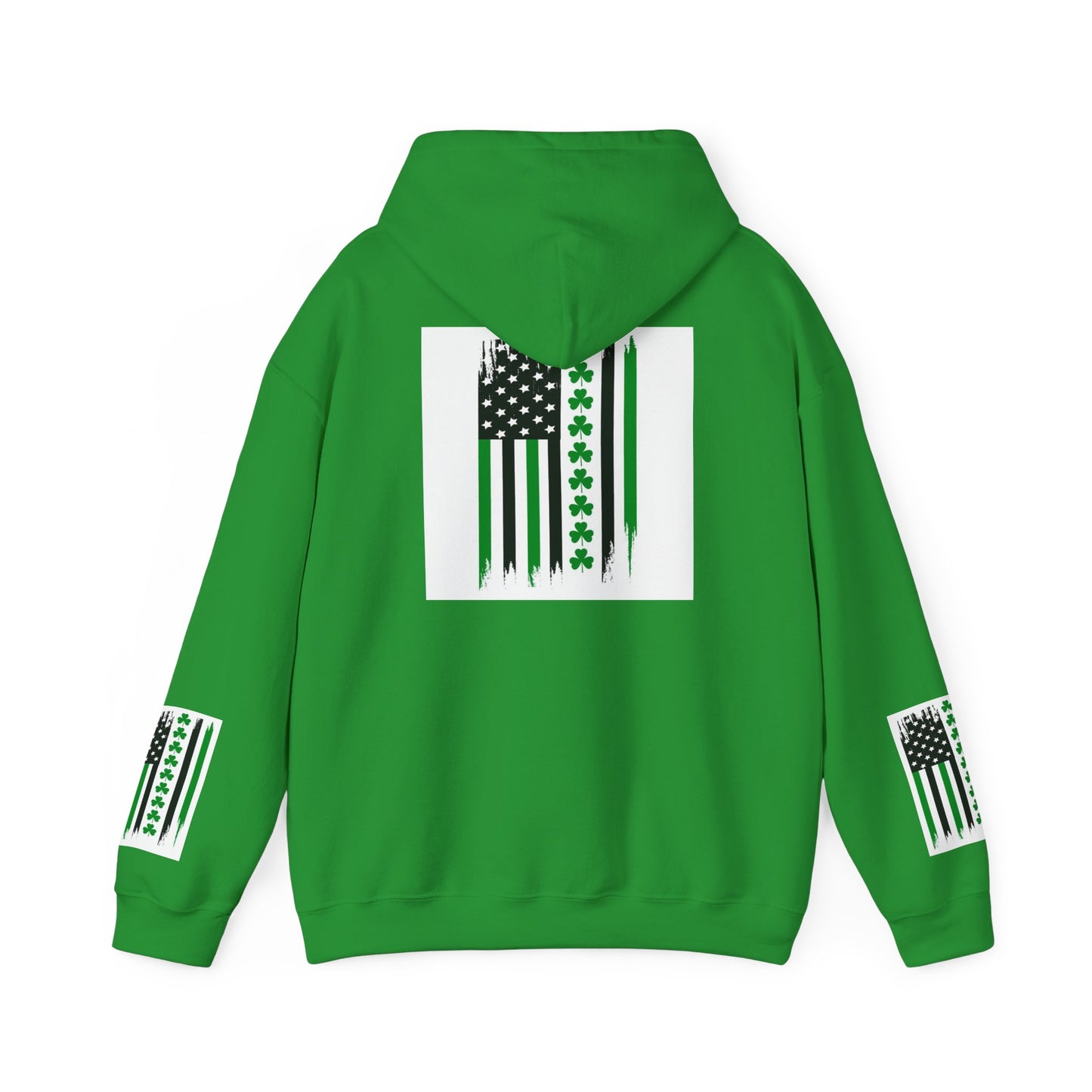 St. Patrick's Day USA Flag Hoodie