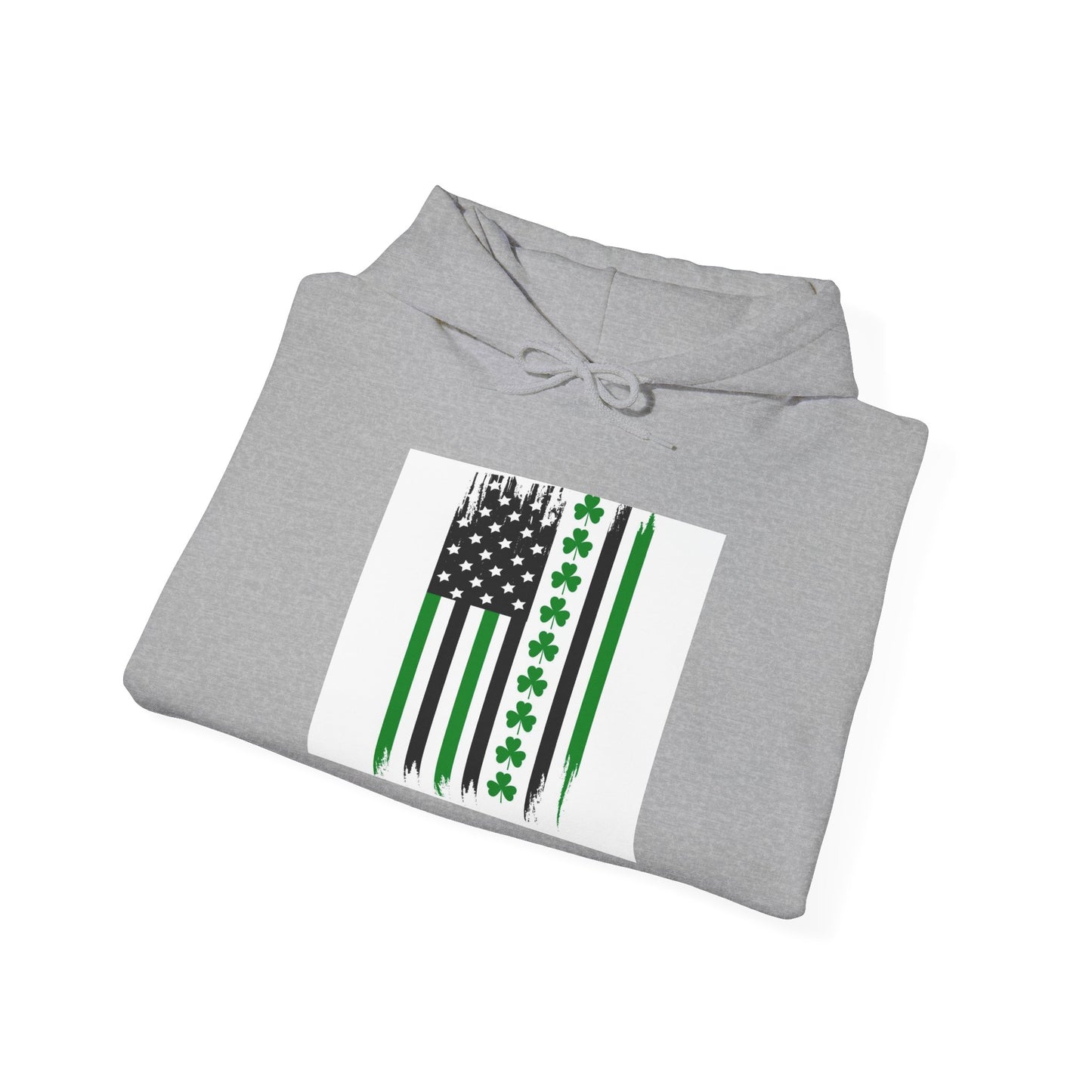 St. Patrick's Day USA Flag Hoodie