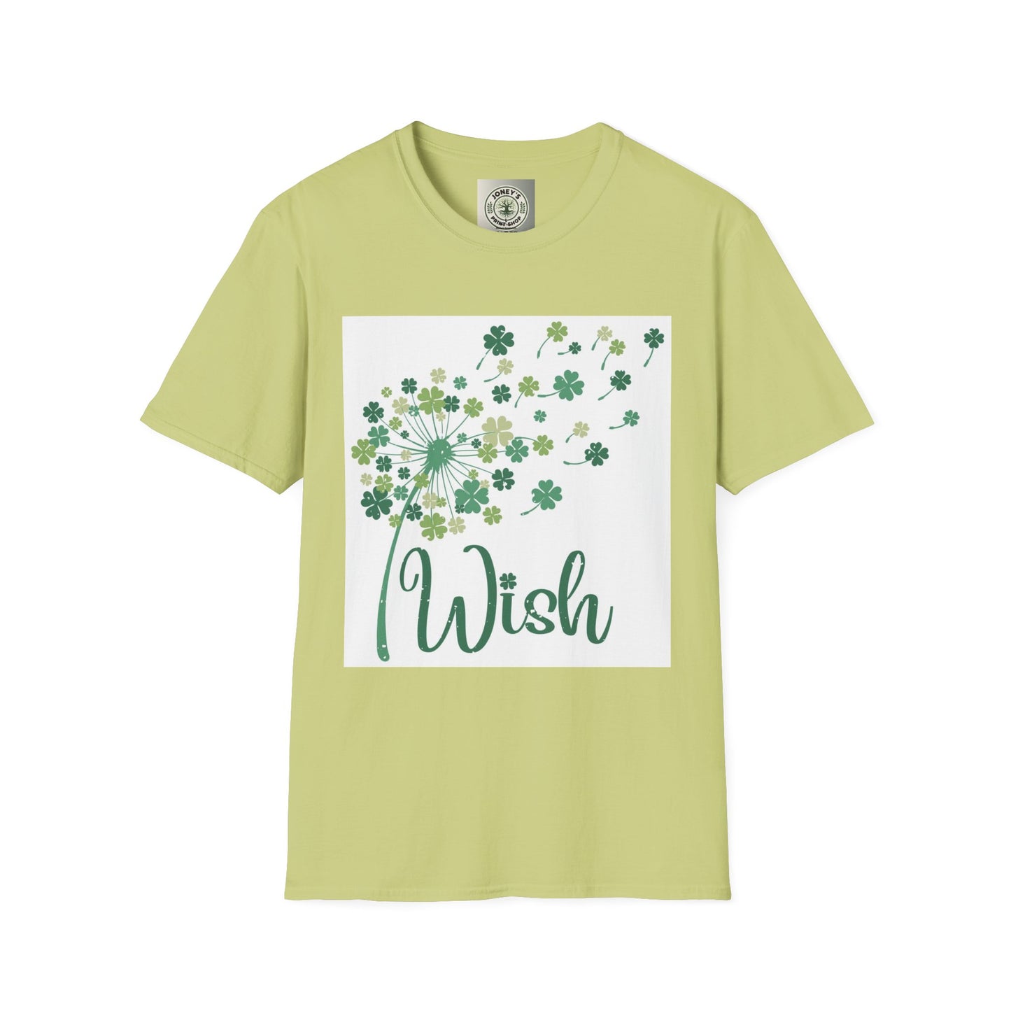 Wish Dandelion Unisex Softstyle T-Shirt - Perfect for Spring and Nature Lovers