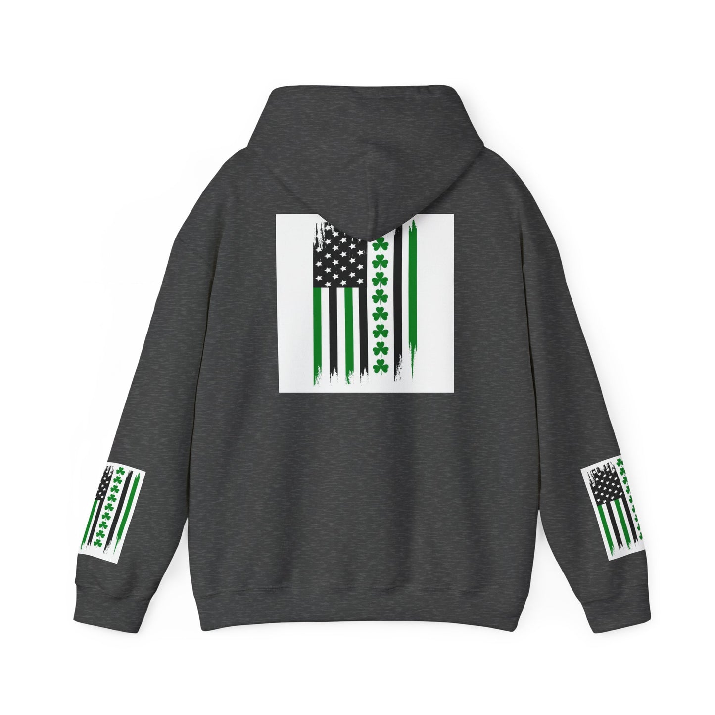 St. Patrick's Day USA Flag Hoodie