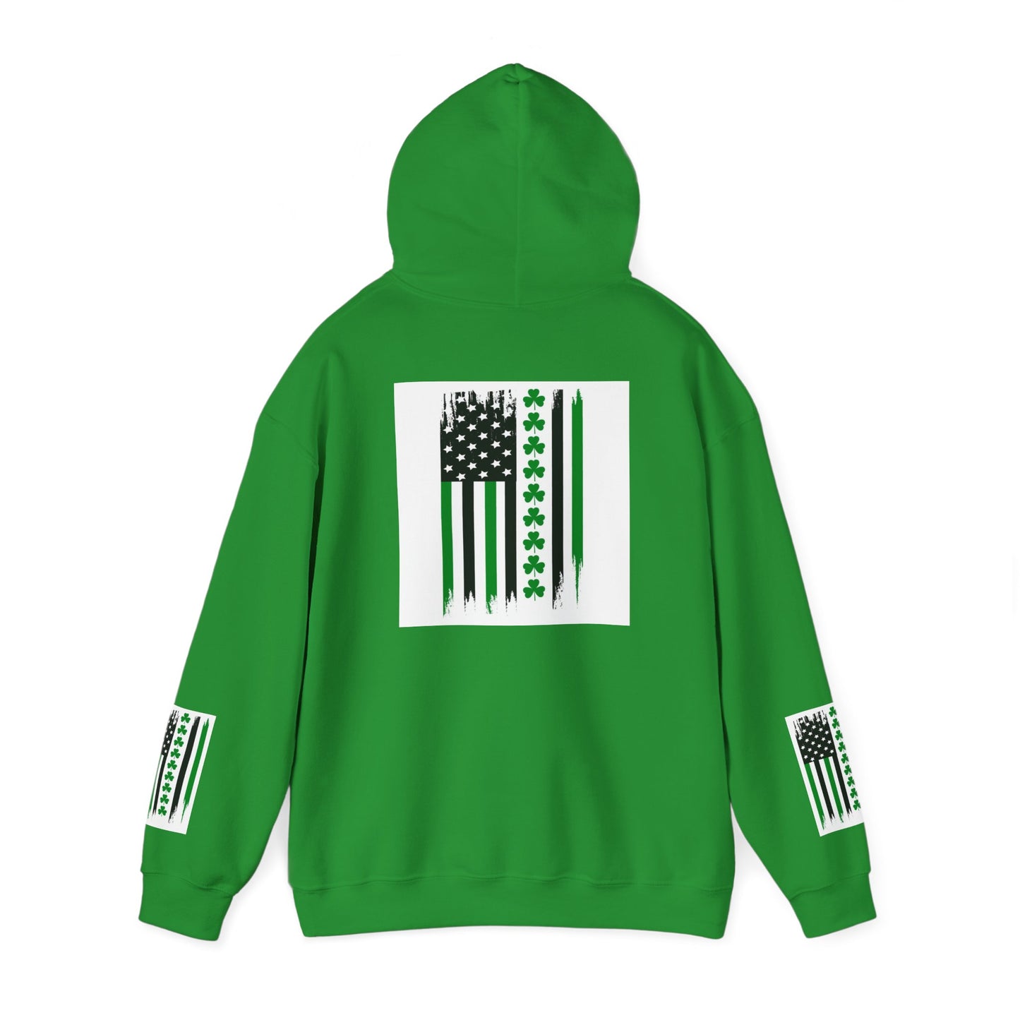 St. Patrick's Day USA Flag Hoodie