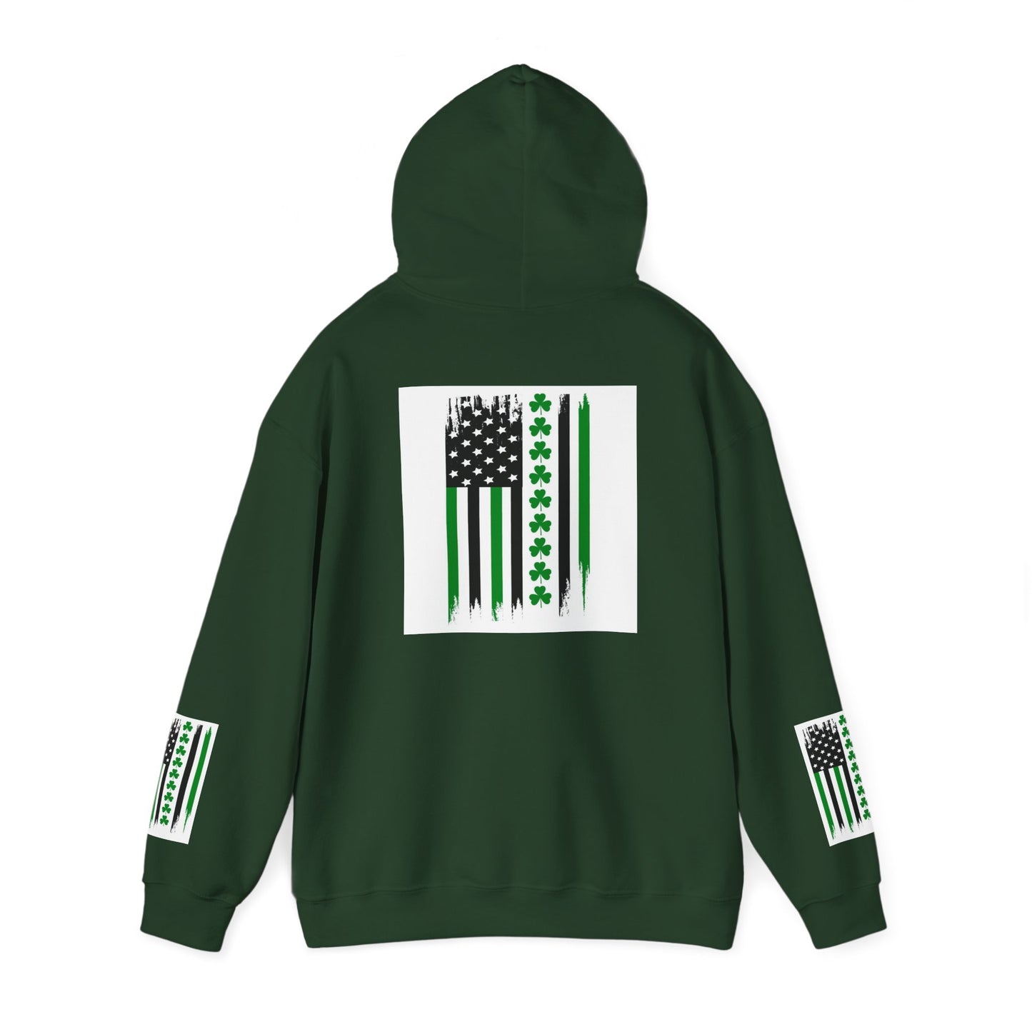 St. Patrick's Day USA Flag Hoodie