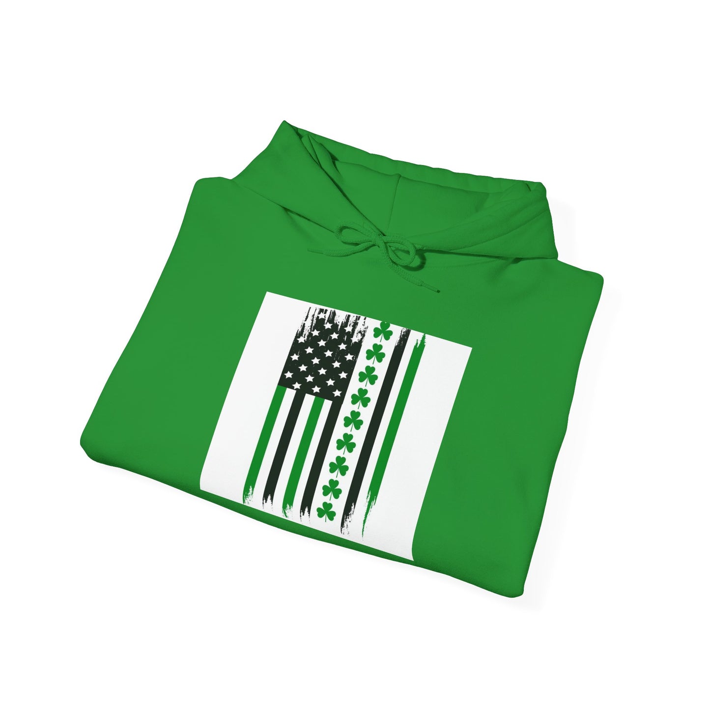 St. Patrick's Day USA Flag Hoodie