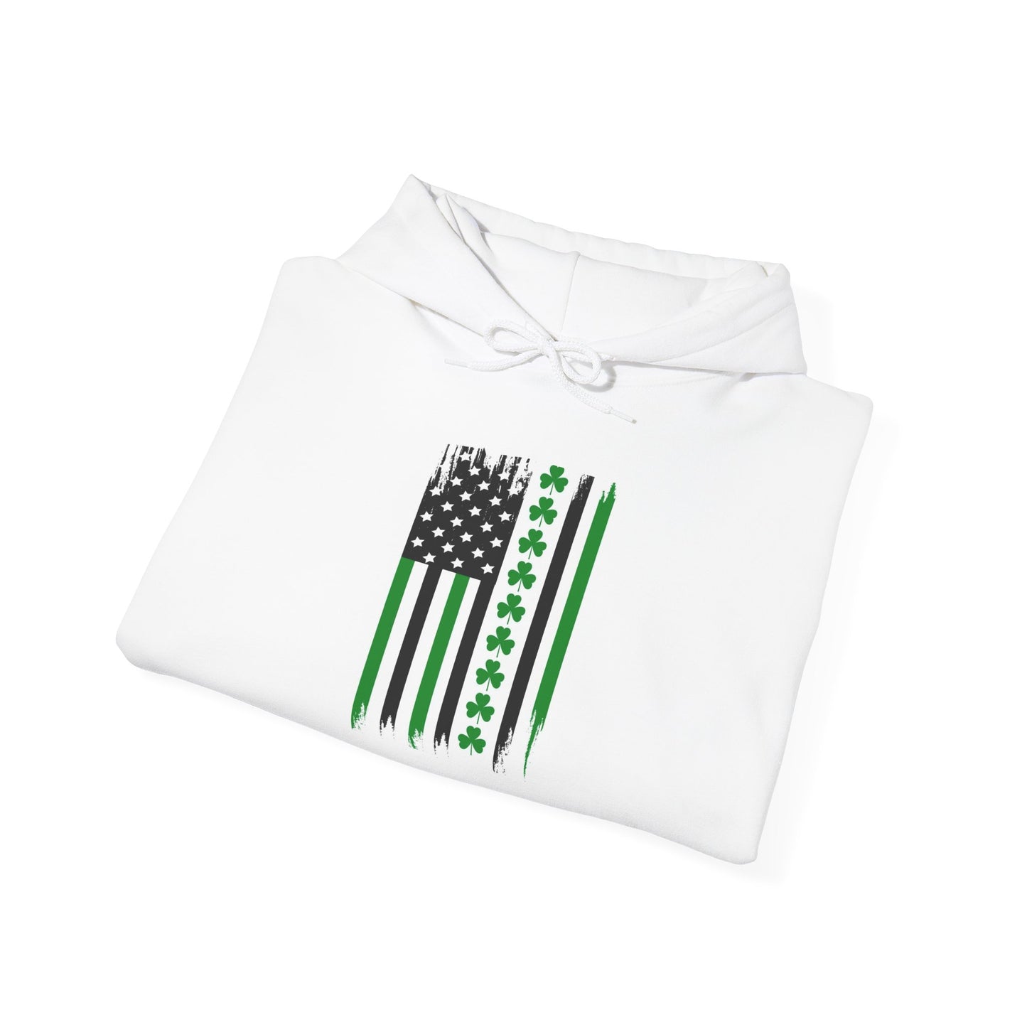 St. Patrick's Day USA Flag Hoodie