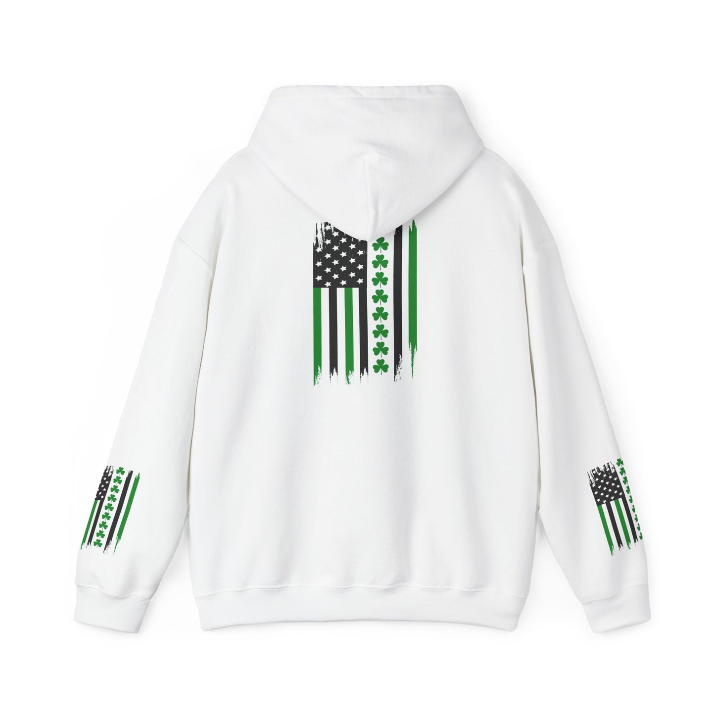 St. Patrick's Day USA Flag Hoodie