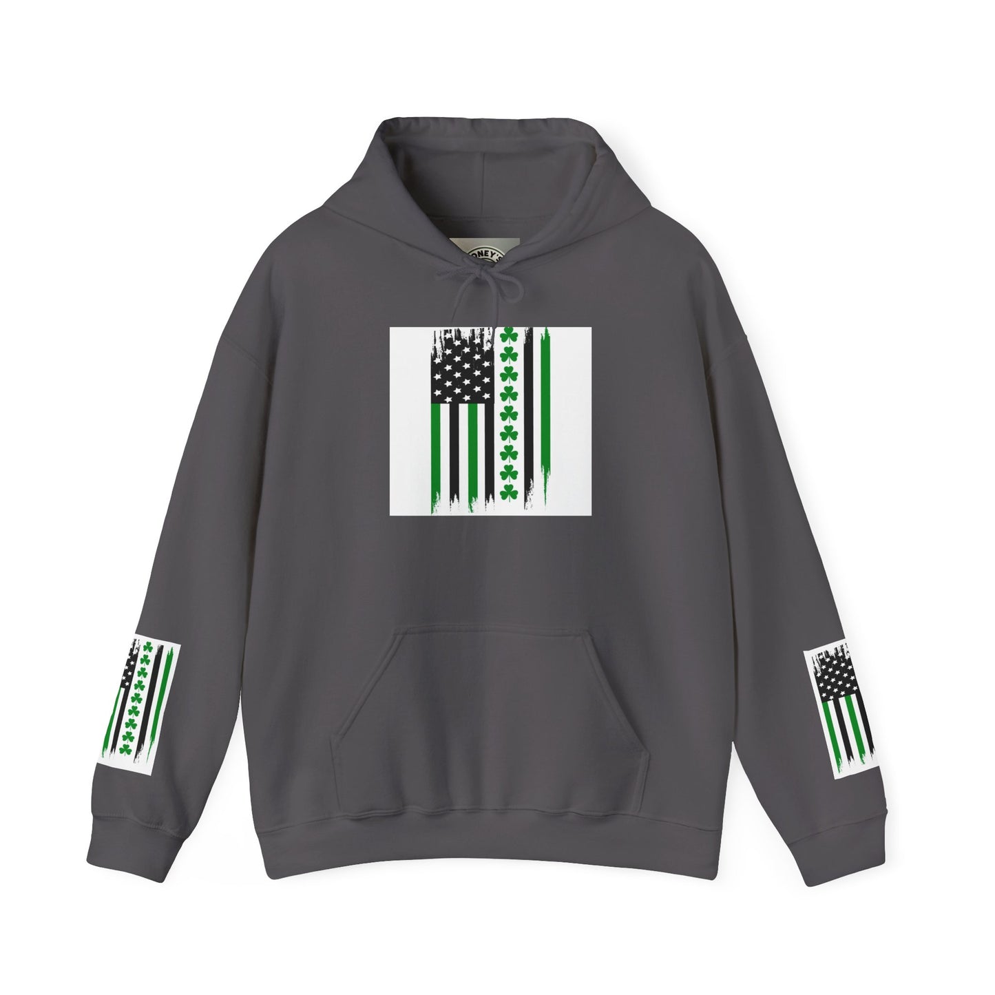 St. Patrick's Day USA Flag Hoodie