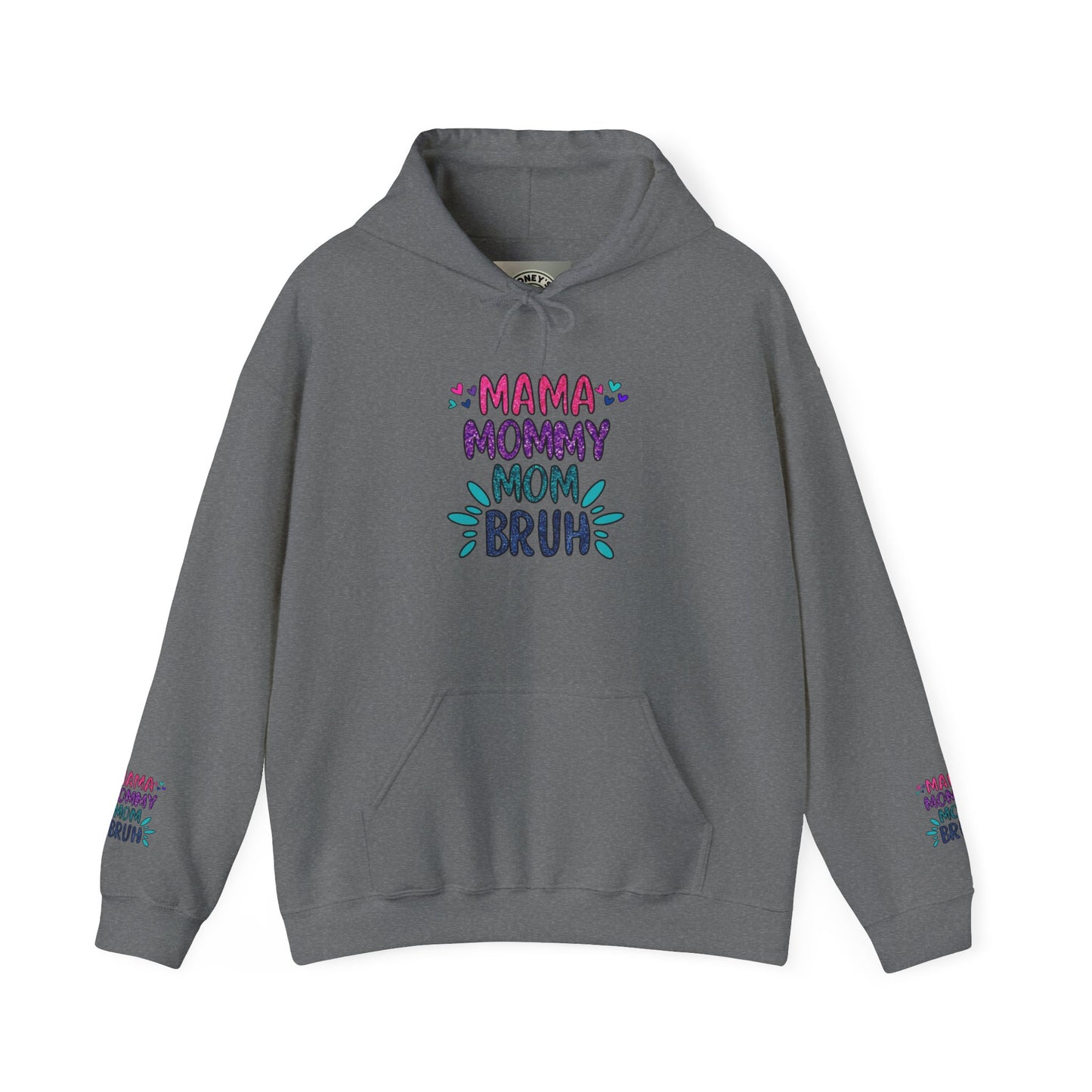 Mama Mommy Mom Bruh Unisex Hooded Sweatshirt – Trendy and Comfy Gift for Moms