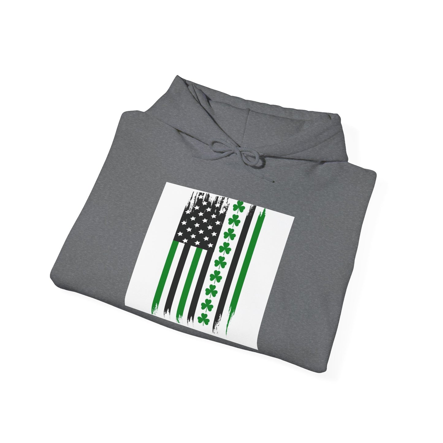 St. Patrick's Day USA Flag Hoodie