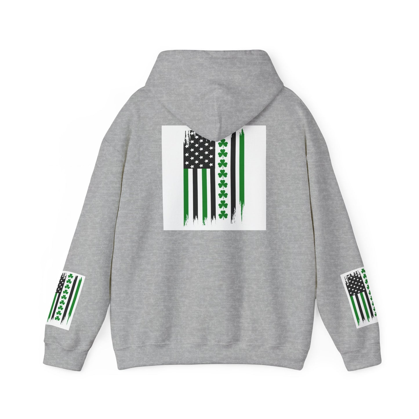 St. Patrick's Day USA Flag Hoodie