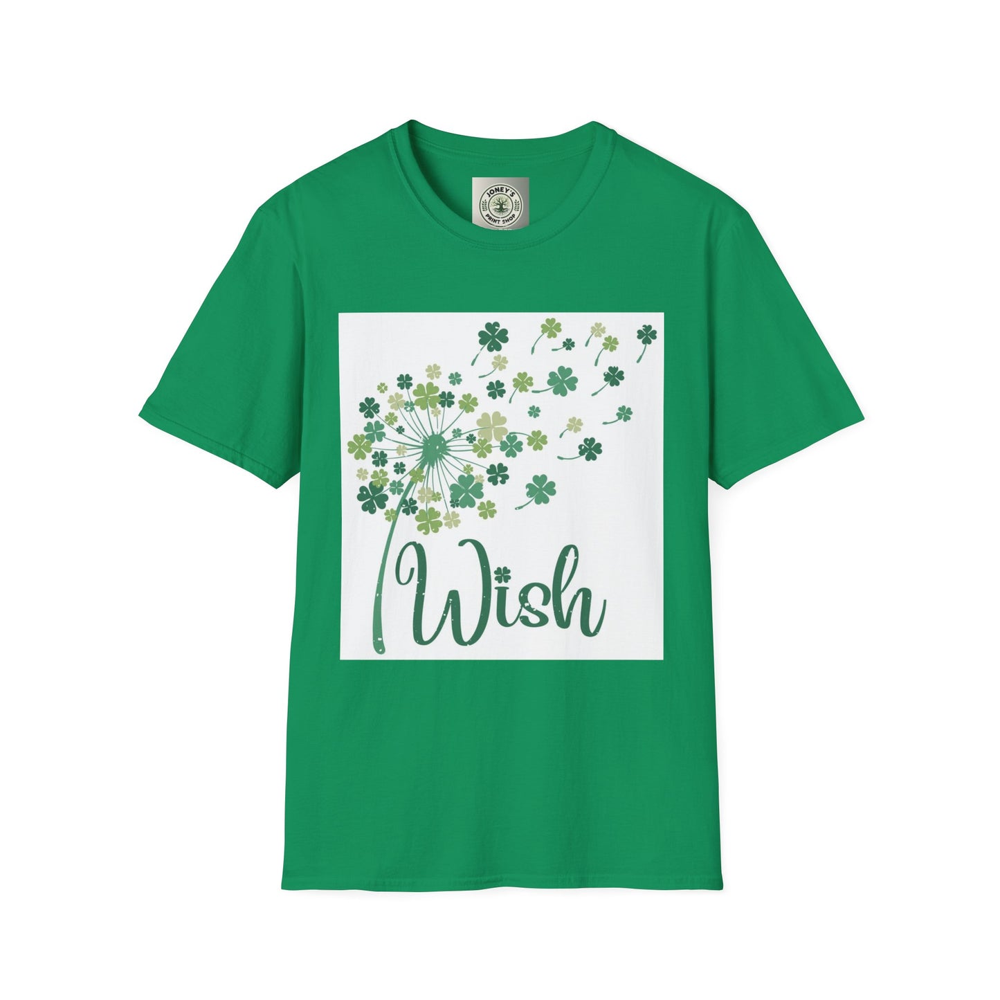 Wish Dandelion Unisex Softstyle T-Shirt - Perfect for Spring and Nature Lovers