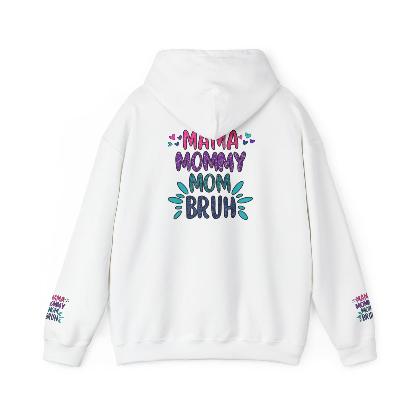 Mama Mommy Mom Bruh Unisex Hooded Sweatshirt – Trendy and Comfy Gift for Moms