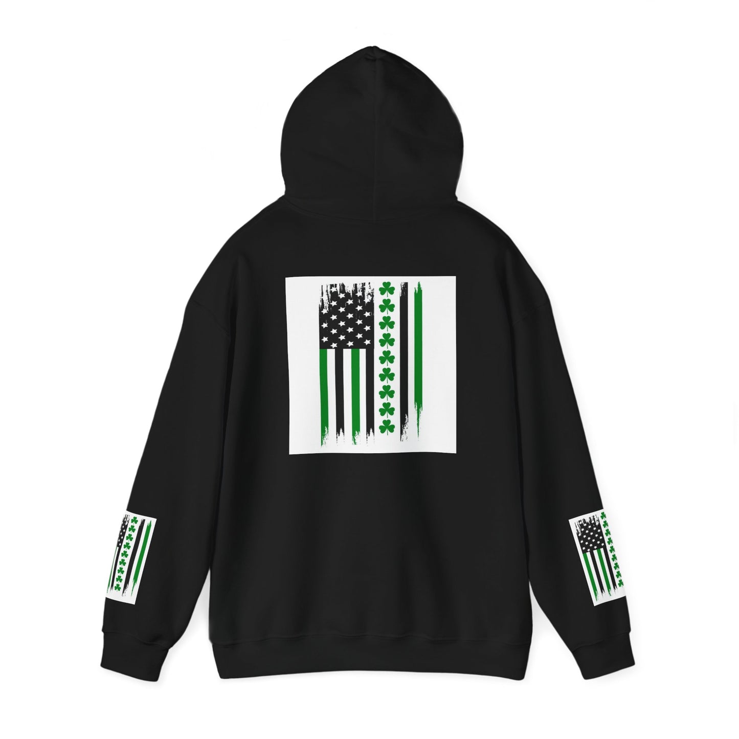 St. Patrick's Day USA Flag Hoodie