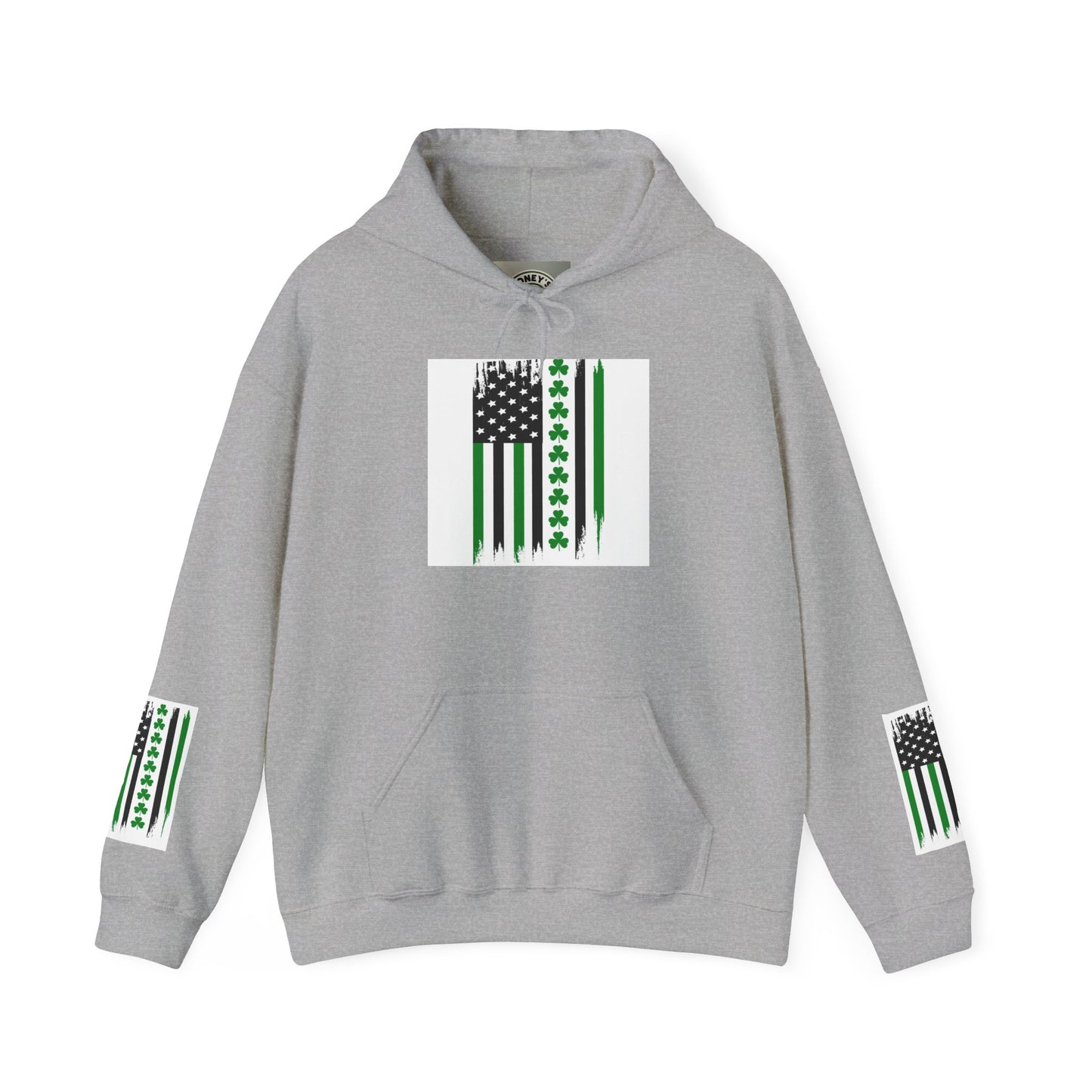 St. Patrick's Day USA Flag Hoodie